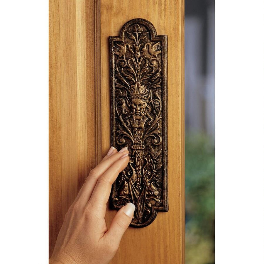 Greenman Iron Door Plates