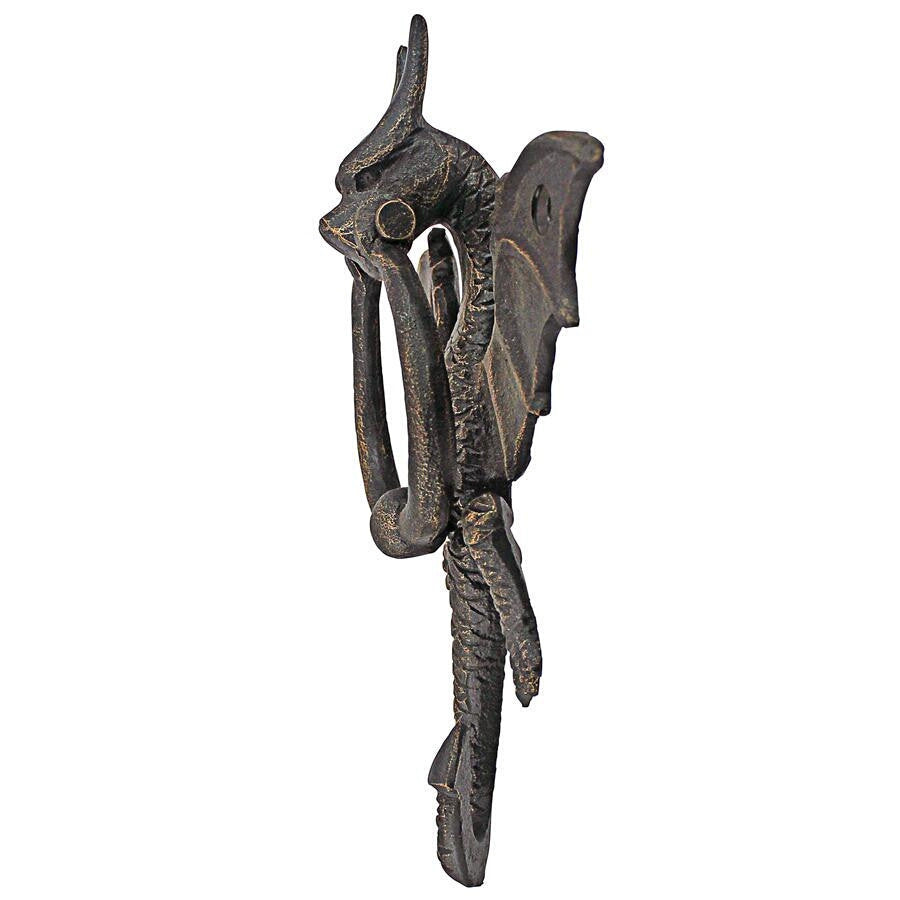 Tintagel Castle Dragon Foundry Iron Door Knocker