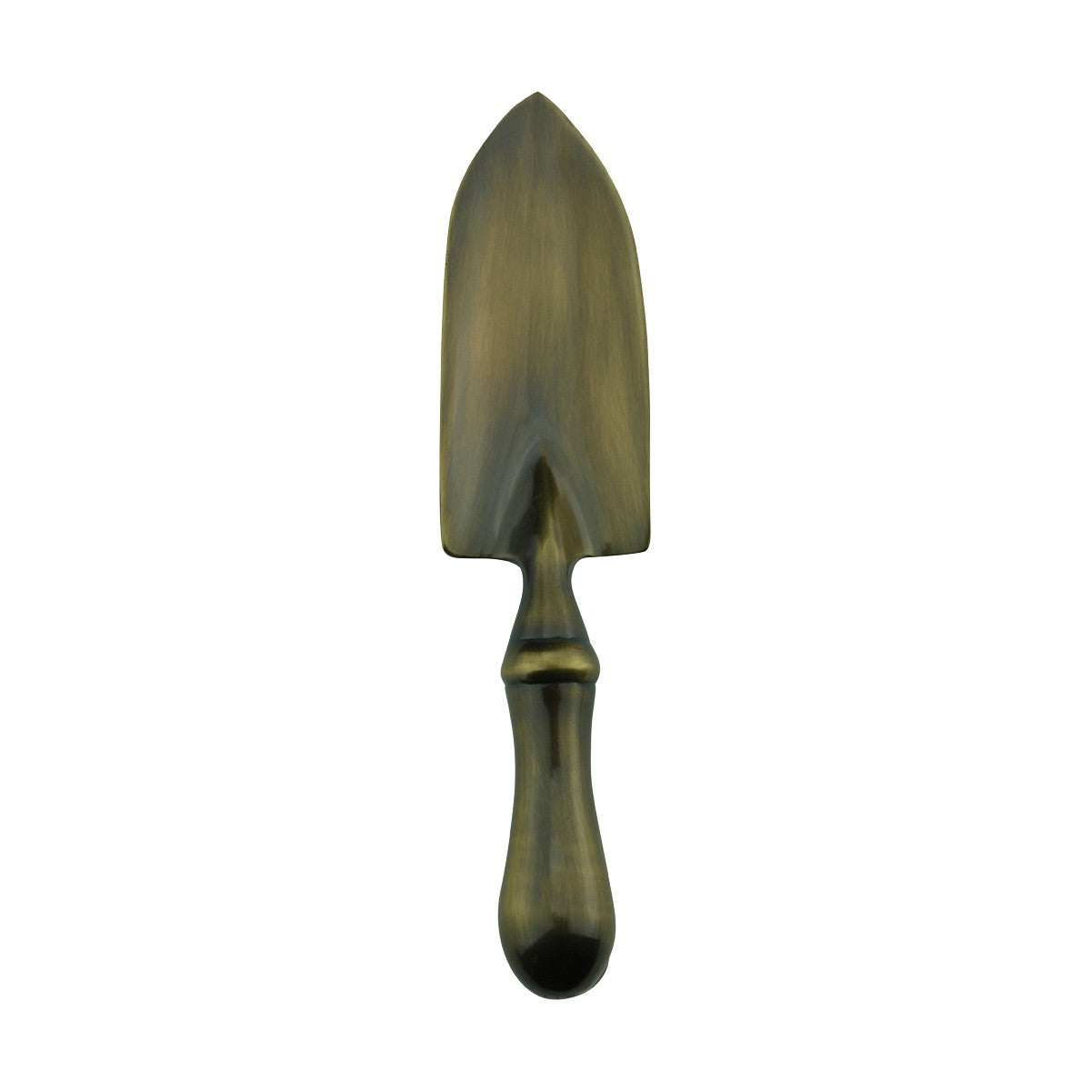 Antique Brass Vintage Door Knocker Garden Trowel 7"H