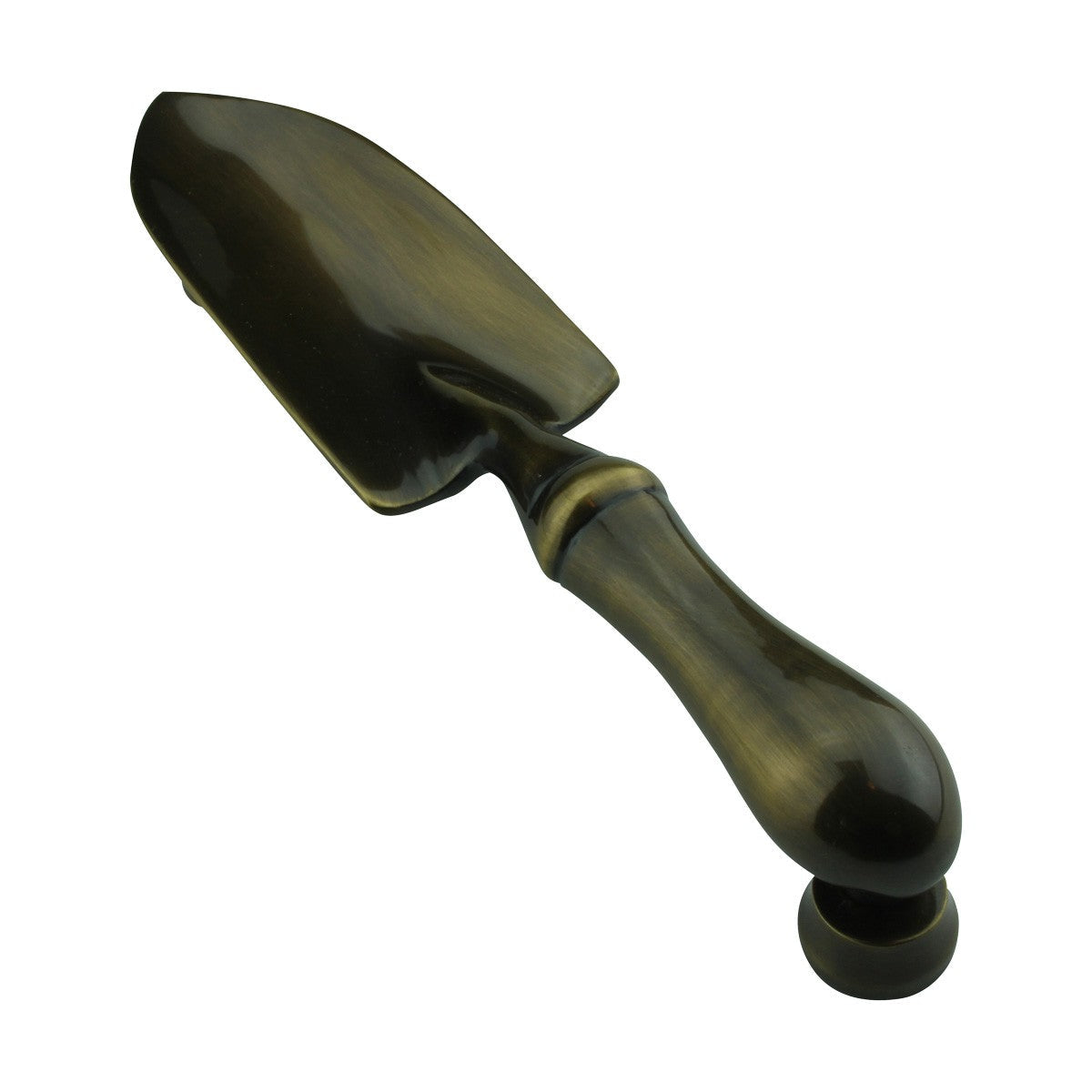Antique Brass Vintage Door Knocker Garden Trowel 7"H
