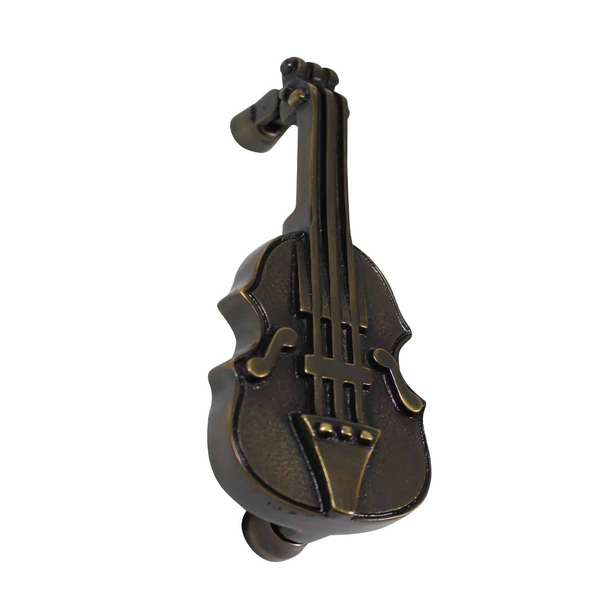 Antique Door Knocker Brass Vintage Antique Door Hardware Violin Door Knocker 6.5