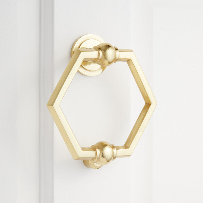 Arcaro Brass Door Knocker