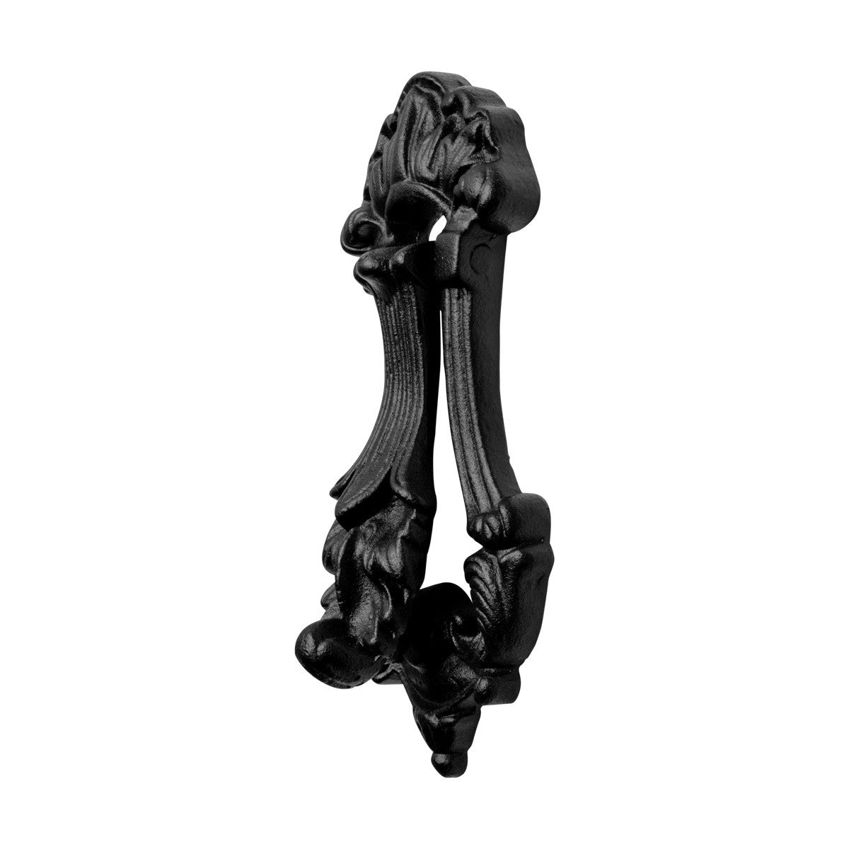 Black Door Knocker Cast Iron Traditional Door Knockers for Front Entry Door 7 1/2 Inch X 4 Inch