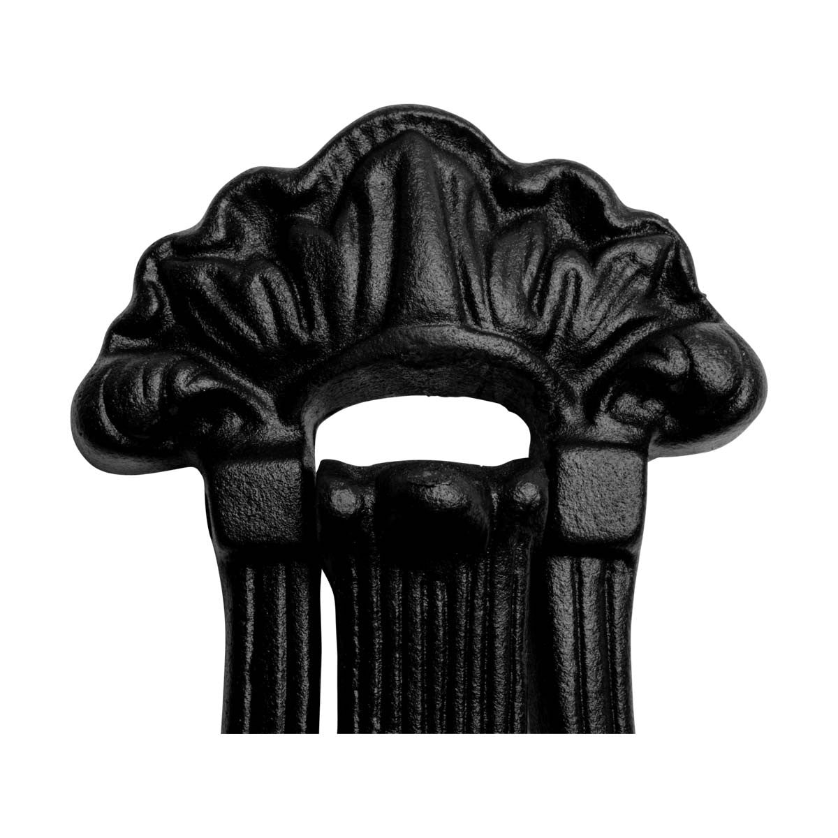 Black Door Knocker Cast Iron Traditional Door Knockers for Front Entry Door 7 1/2 Inch X 4 Inch