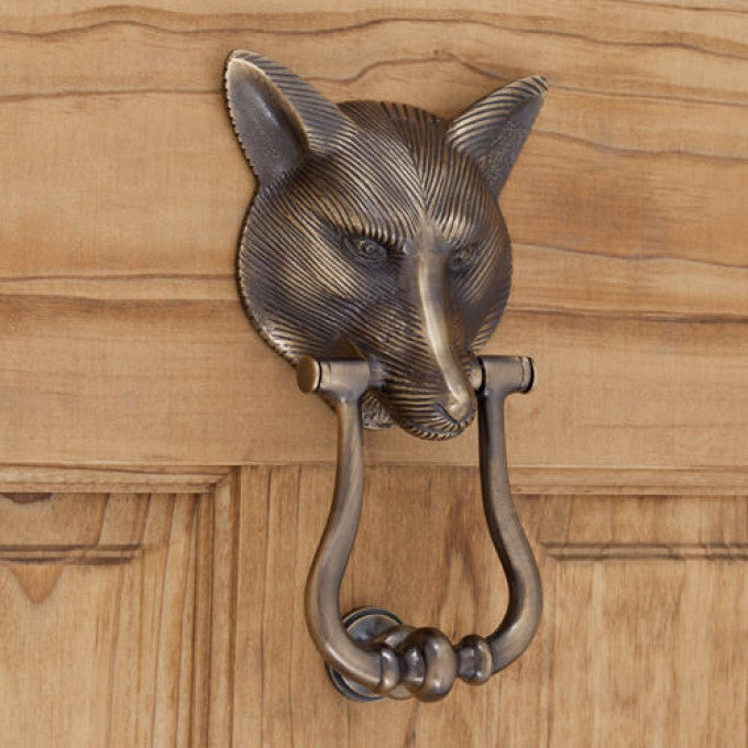 Brass Fox Door Knocker