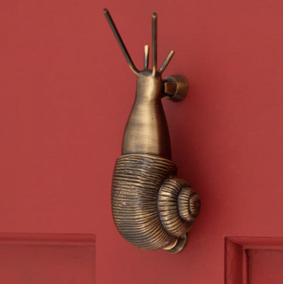 Brass Snail Door Knocker