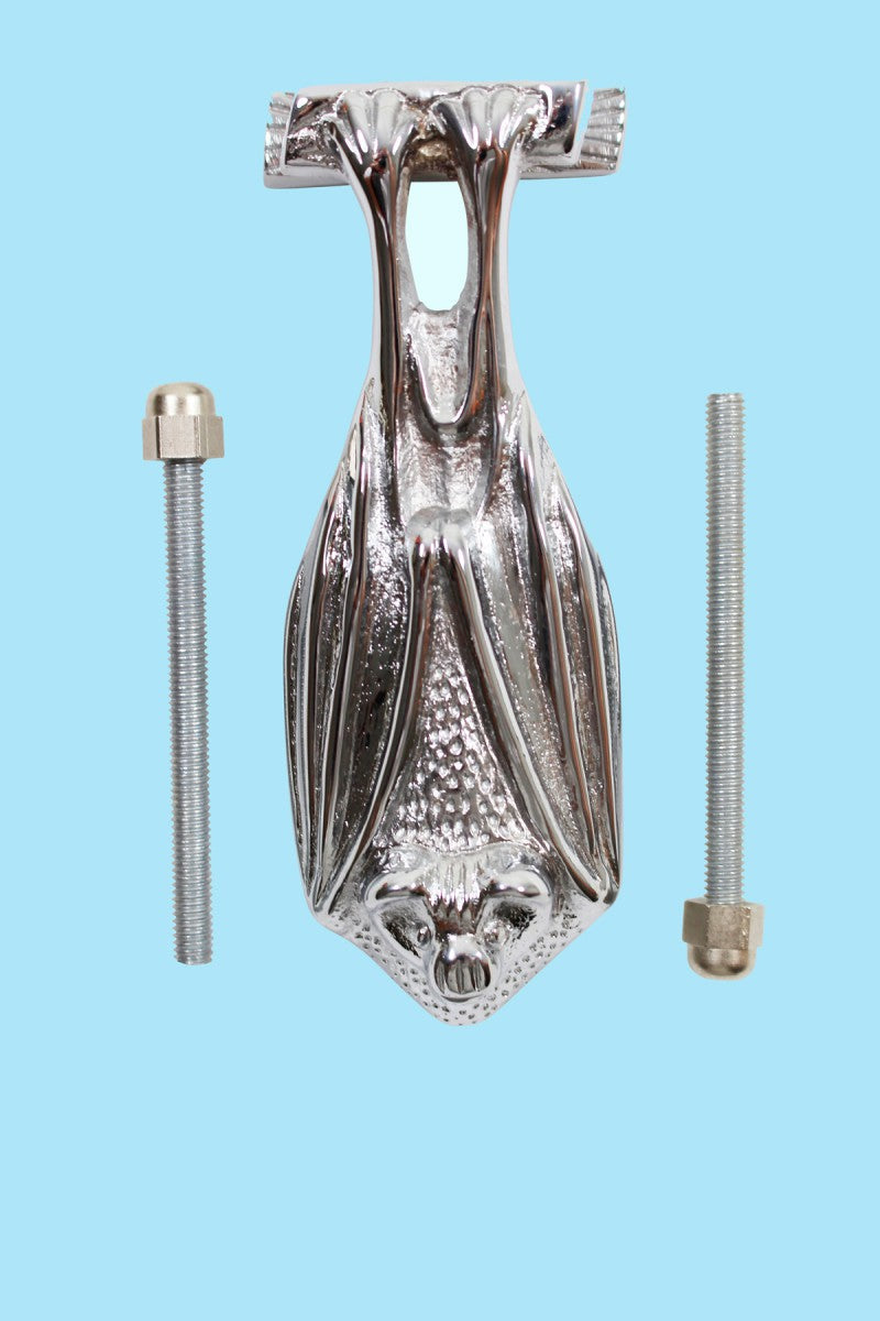 Chrome Brass Door Knocker Bat Door Knocker 5 H X 2 W