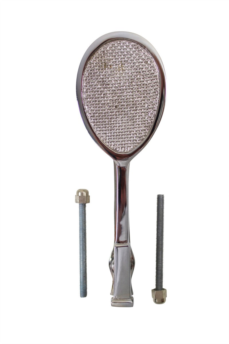 Chrome Brass Door Knocker Tennis Racket Badminton 7.5"H