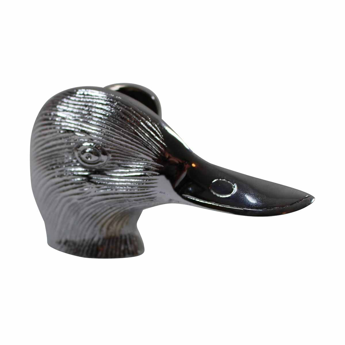 Chrome Solid Brass Door Knocker Duck Head