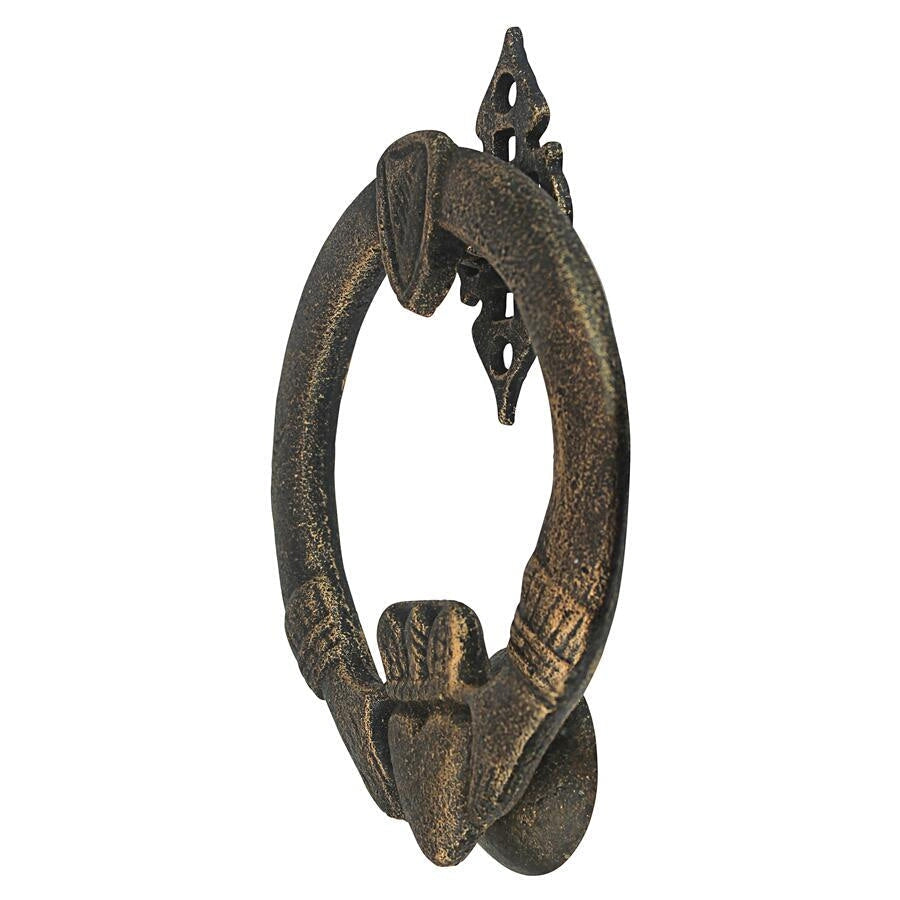 Claddagh Authentic Foundry Iron Door Knocker