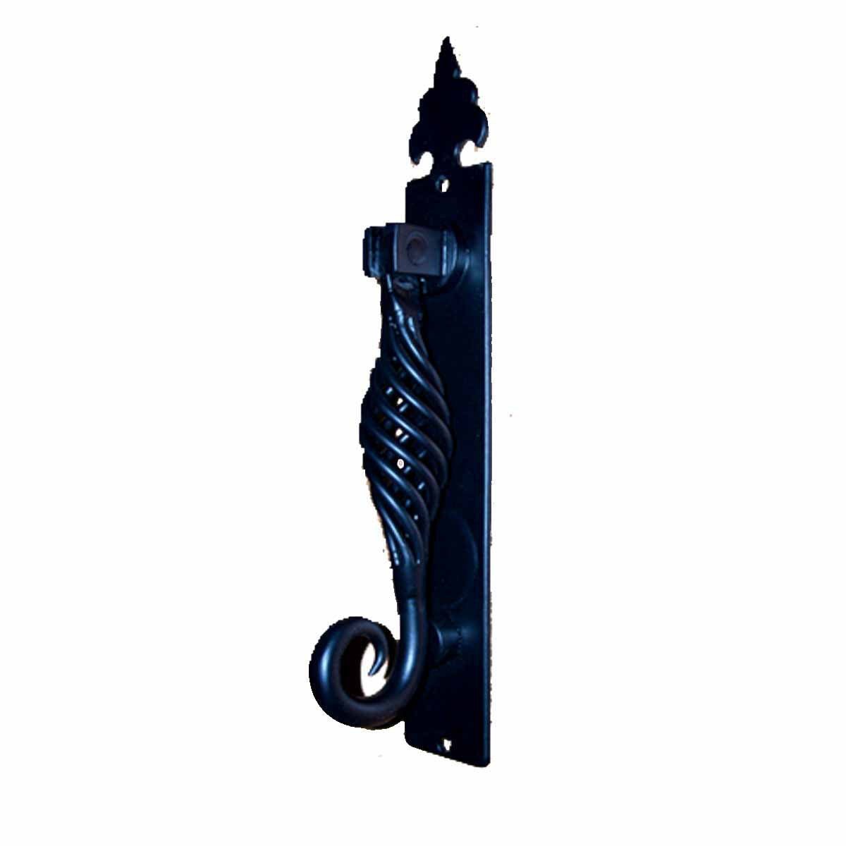 Door Knocker Black Cast Iron 10" H x 1 5/8" W