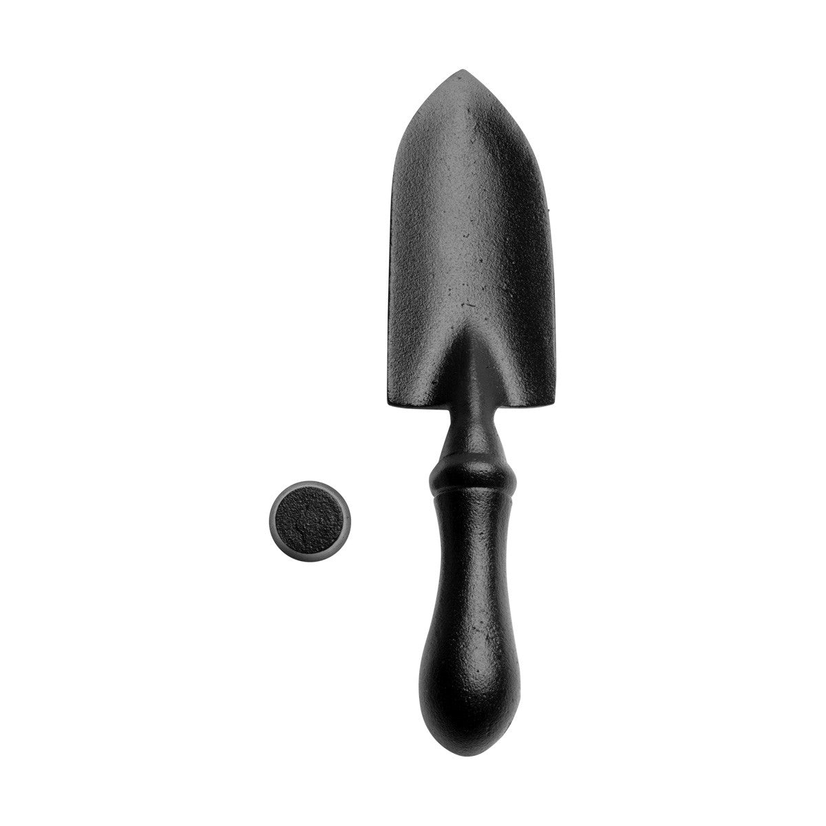 Door Knocker Black Cast Iron Trowel 7" H x 1 5/8" W