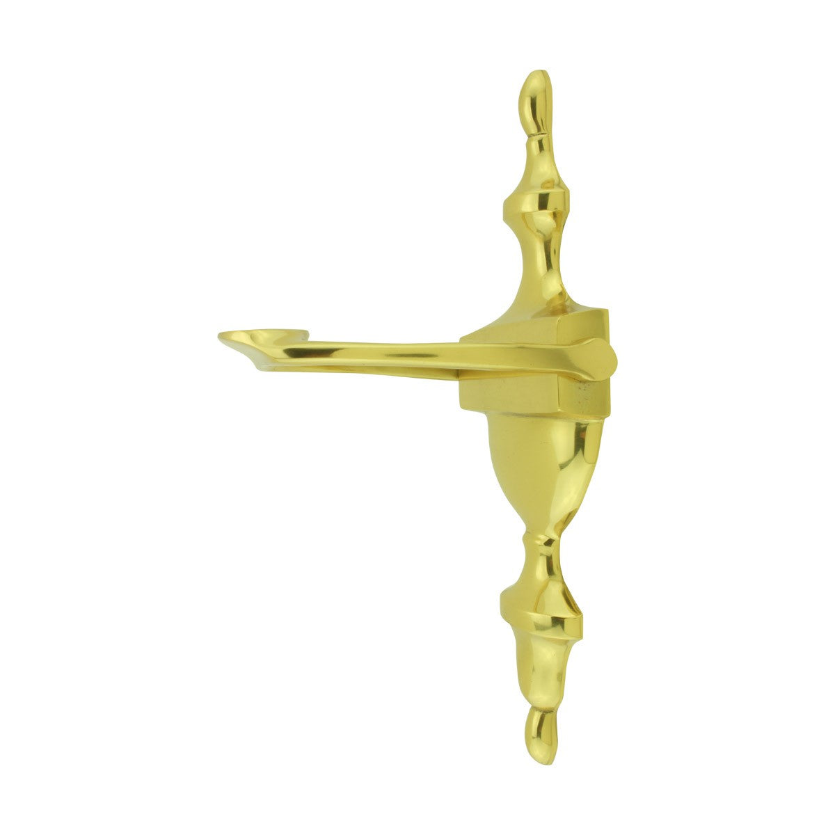 Door Knocker Solid Brass Traditional Style Door Knocker 8 inch. H x 3.5 inch. W