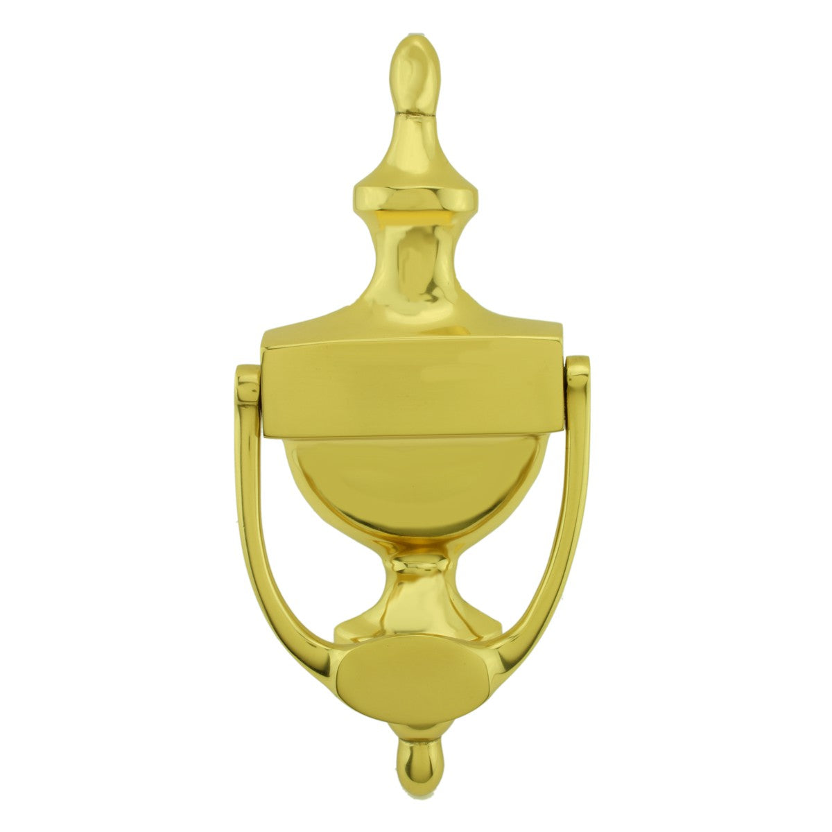 Door Knocker Solid Brass Traditional Style Door Knocker 8 inch. H x 3.5 inch. W