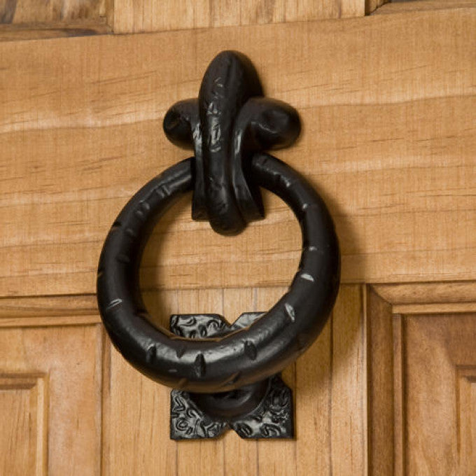 Elegant Ring Cast Iron Door Knocker