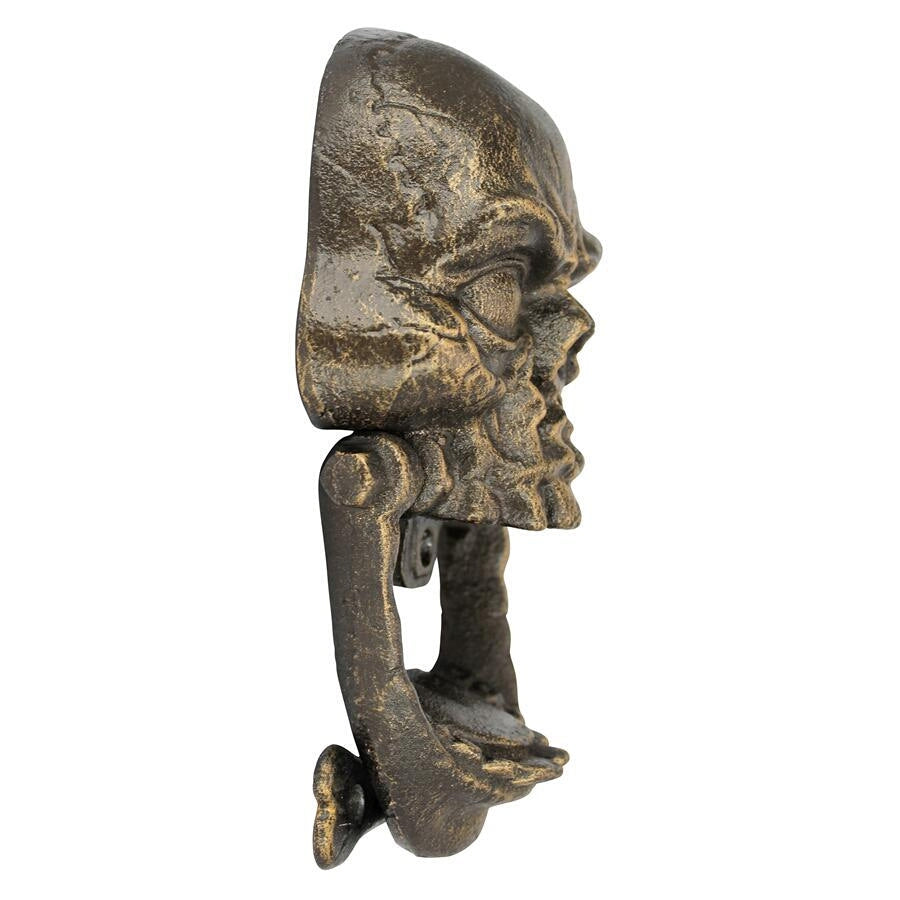 Knock-Jaw Skull Foundry Cast Iron Door Knockers