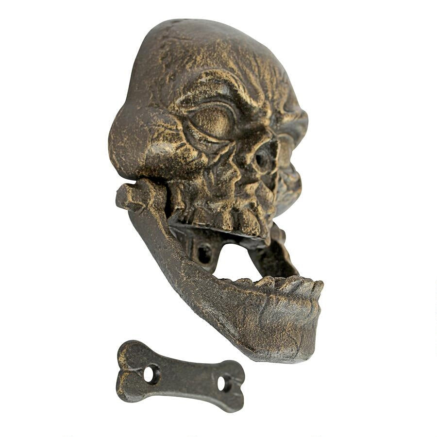 Knock-Jaw Skull Foundry Cast Iron Door Knockers