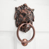 Large Brass Lion Door Knocker