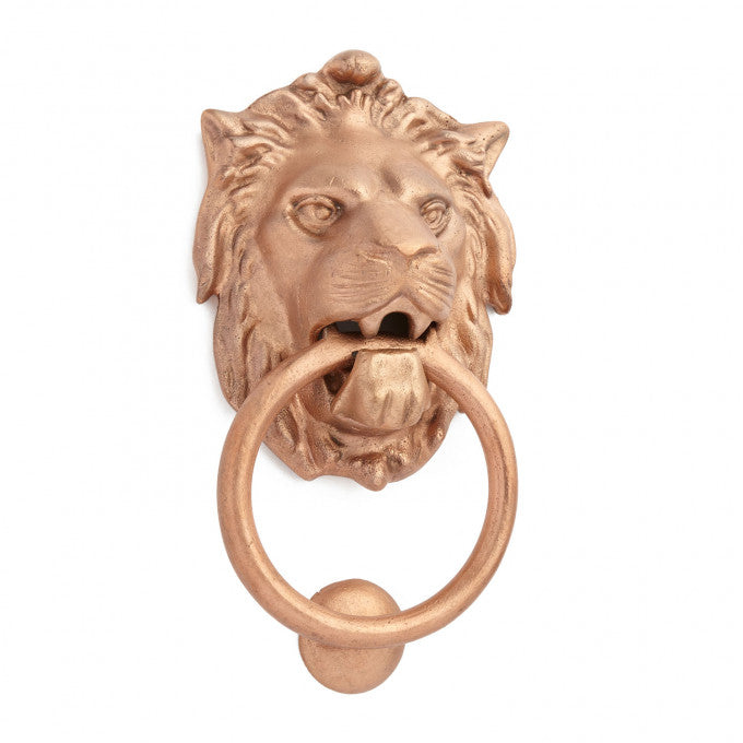 Large Bronze Lion Door Knocker