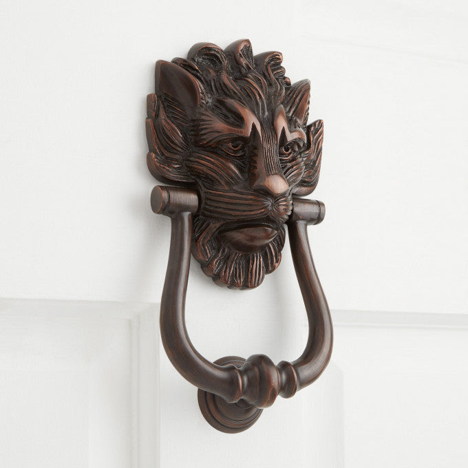 Large Lion's Head Door Knocker