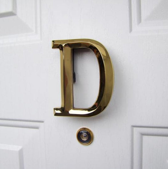 Monogram Letter D Door Knocker