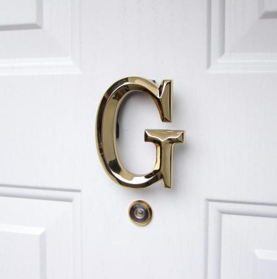 Monogram Letter G Door Knocker