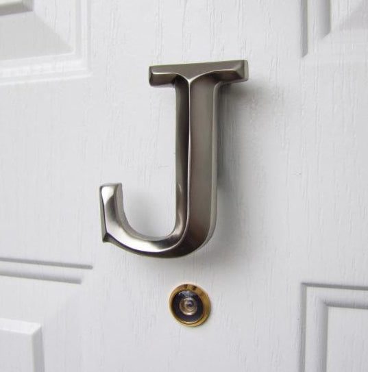 Monogram Letter J Door Knocker