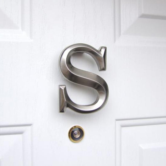 Monogram Letter S Door Knocker