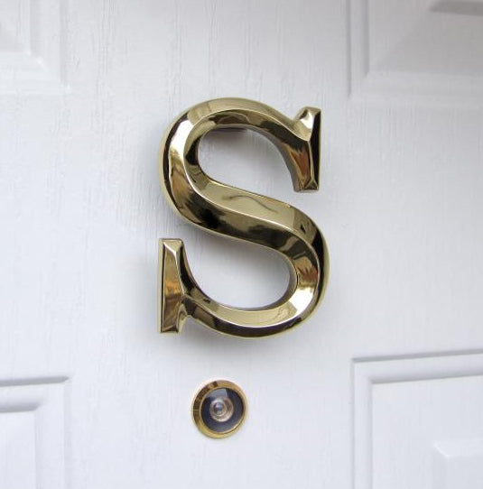 Monogram Letter S Door Knocker