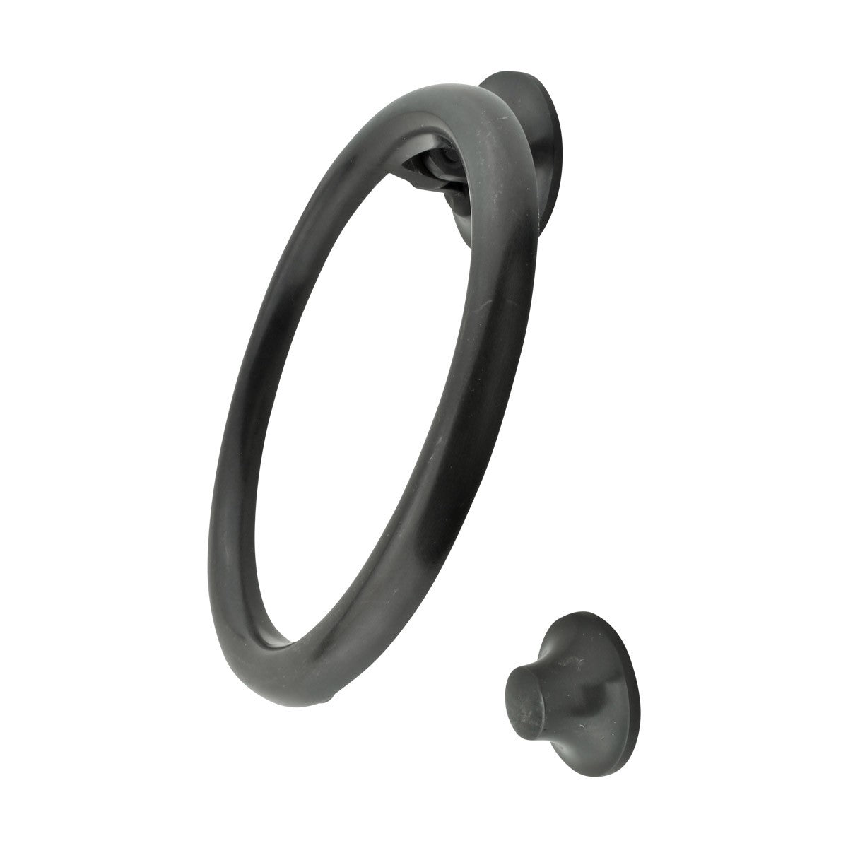 Oil Rubbed Bronze Circle Ring Door Knocker for Front Door Entry 5 Inch