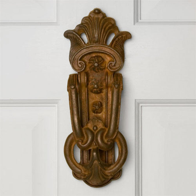 Scalloped Iron Door Knocker