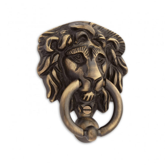 Small Brass Lion Door Knocker