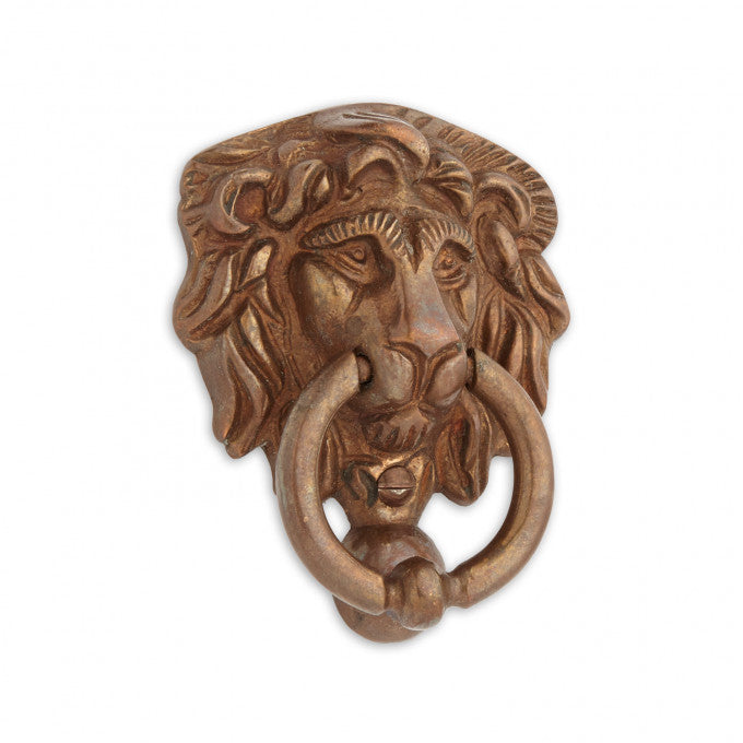 Small Bronze Lion Door Knocker