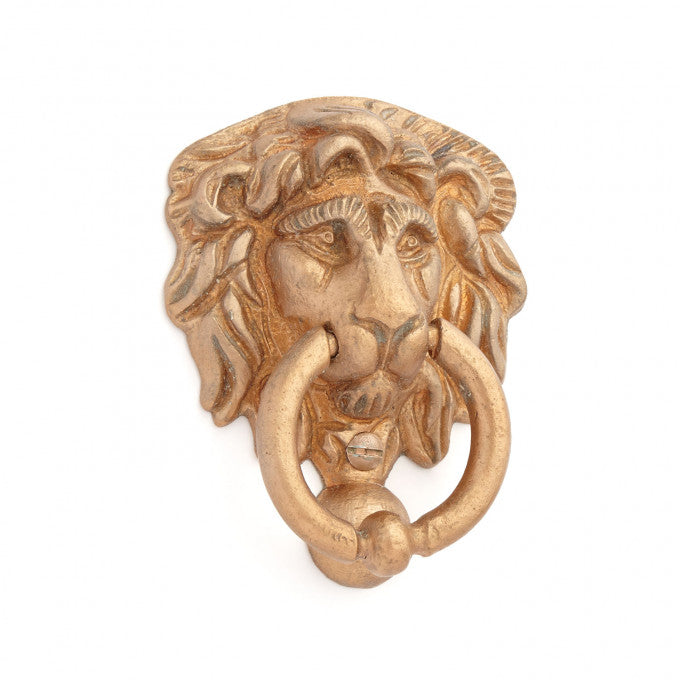 Small Bronze Lion Door Knocker