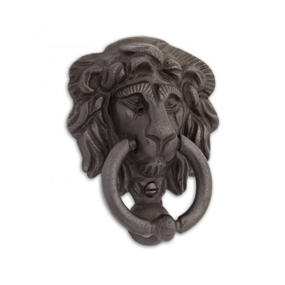 Small Iron Lion Door Knocker