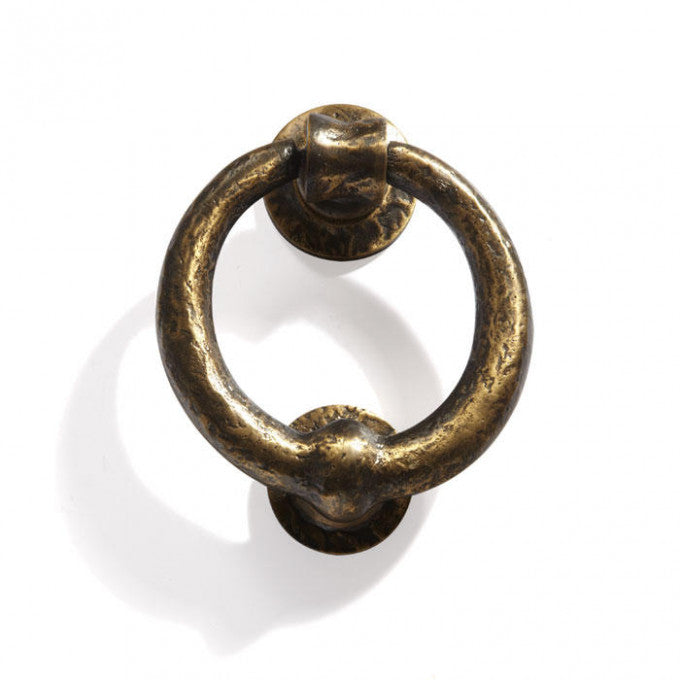 Solid Brass Deluxe Ring Door Knocker