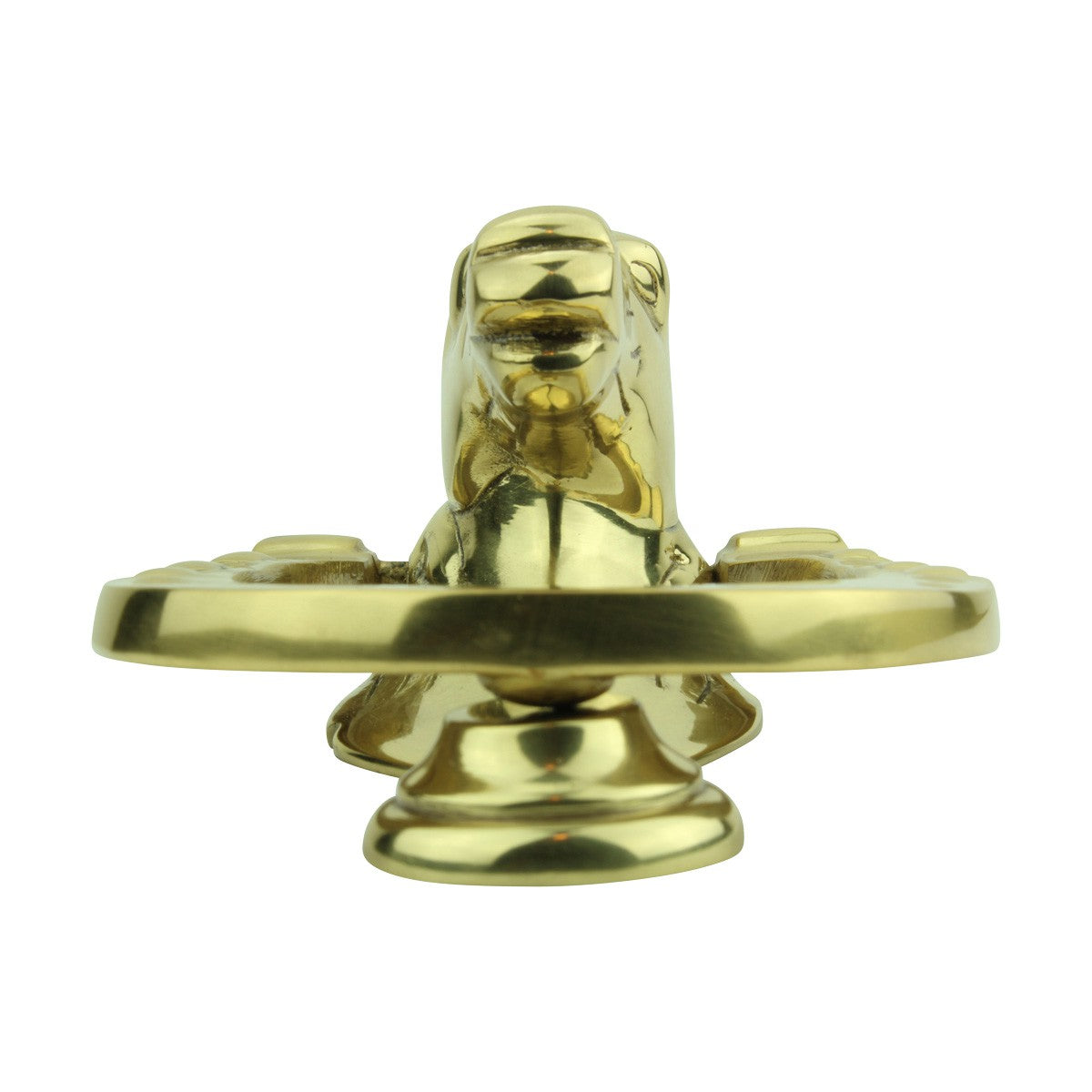 Solid Brass Door Knocker Heavy Duty Horse 5.25"H