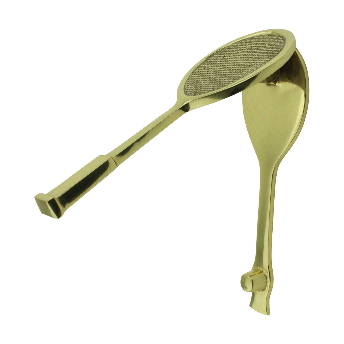 Solid Brass Door Knocker Tennis Racket Badminton 7.5"H