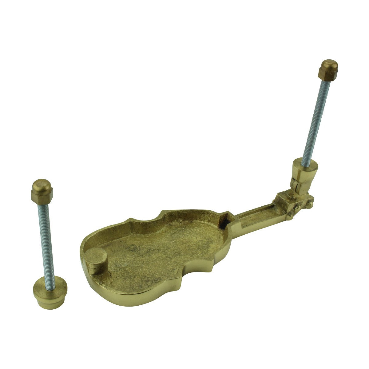 Solid Brass Vintage Door Knocker Violin 6.5"H