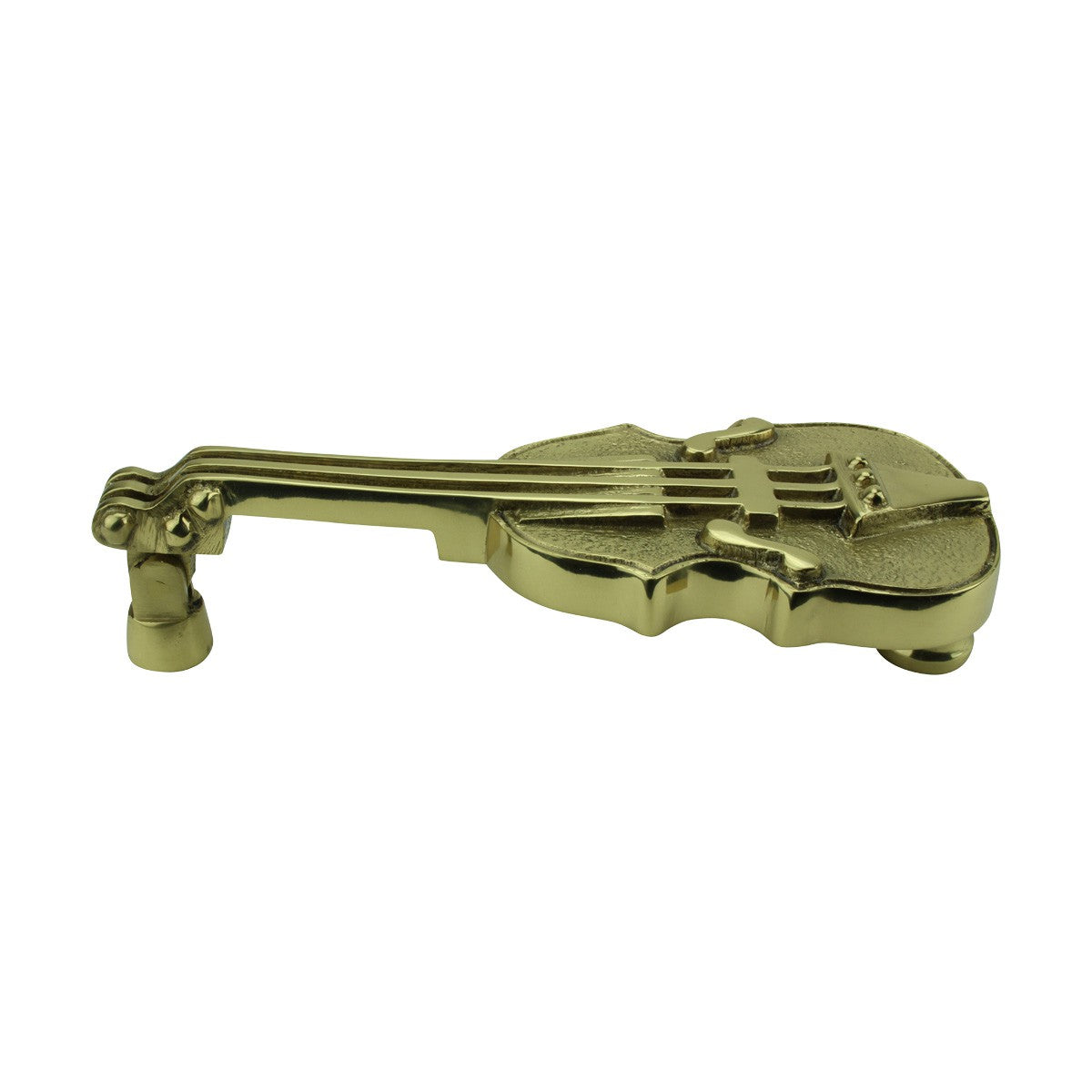 Solid Brass Vintage Door Knocker Violin 6.5"H