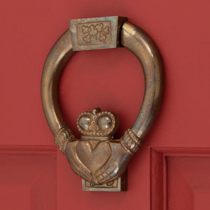 Solid Bronze Claddagh Door Knocker