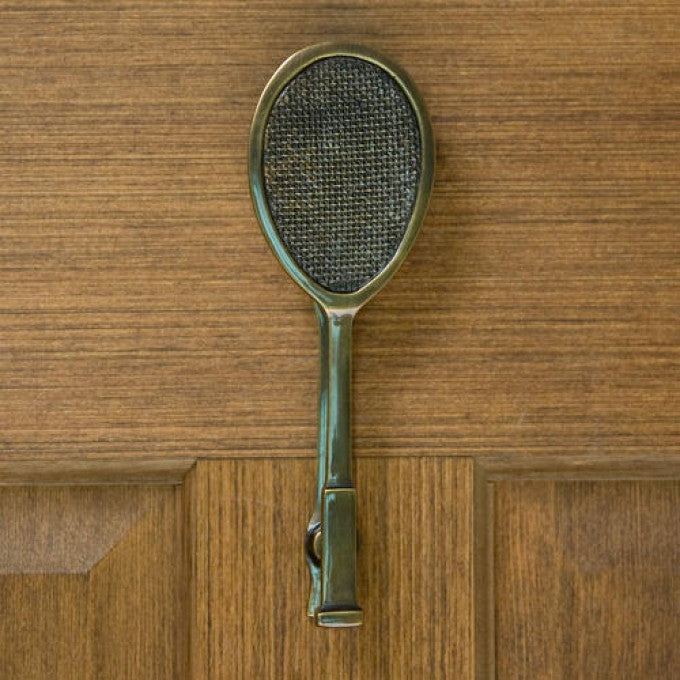 Tennis Racket And Ball Door Knocker