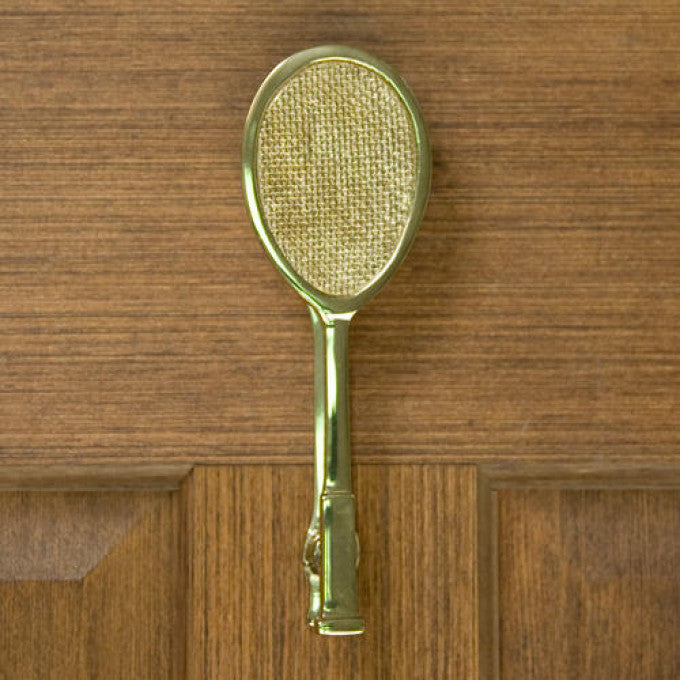 Tennis Racket And Ball Door Knocker