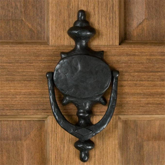 Traditional Solid Bronze Door Knocker - Dark Bronze